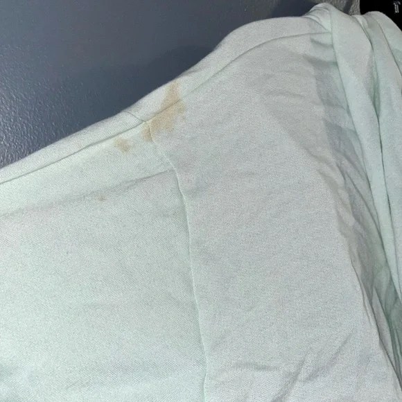 PINK Victoria’s Secret light teal blue/green zip up hoodie sweatshirt size small - Picture 6 of 16